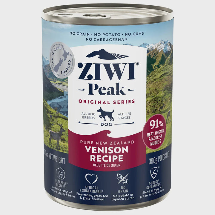 Ziwi Peak Dog Can Venison. 390g
