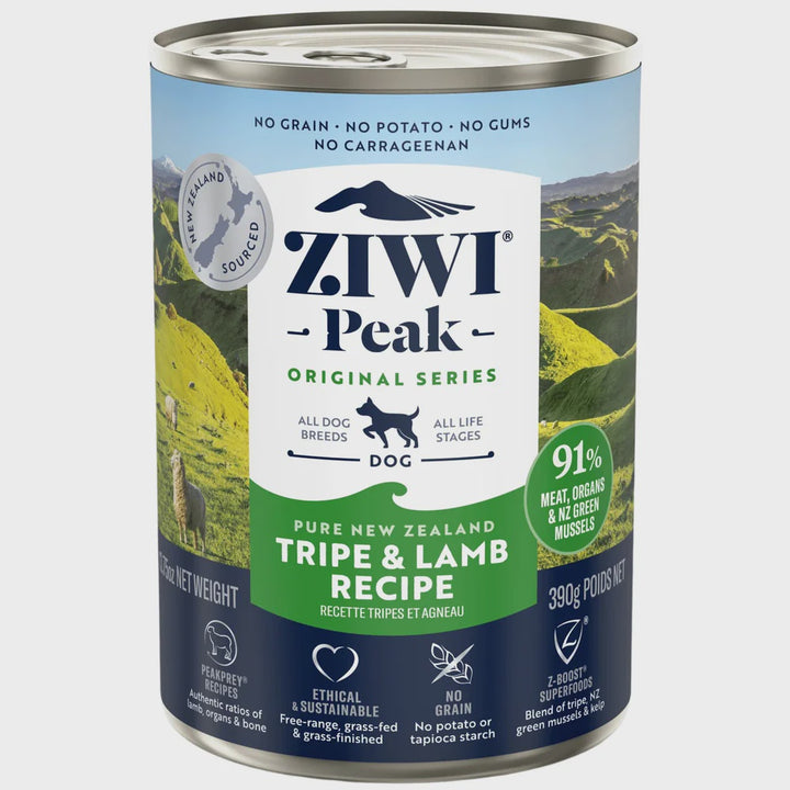 Ziwi Peak Dog Can Tripe & Lamb - 390g