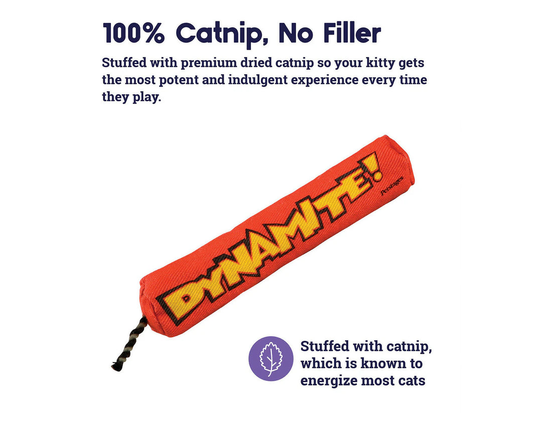 Petstages Green Magic Dynamite Kickaroo Catnip Toy