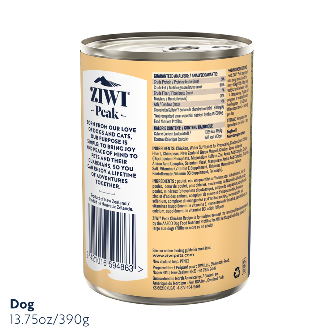 Ziwi Peak Dog Can Chicken