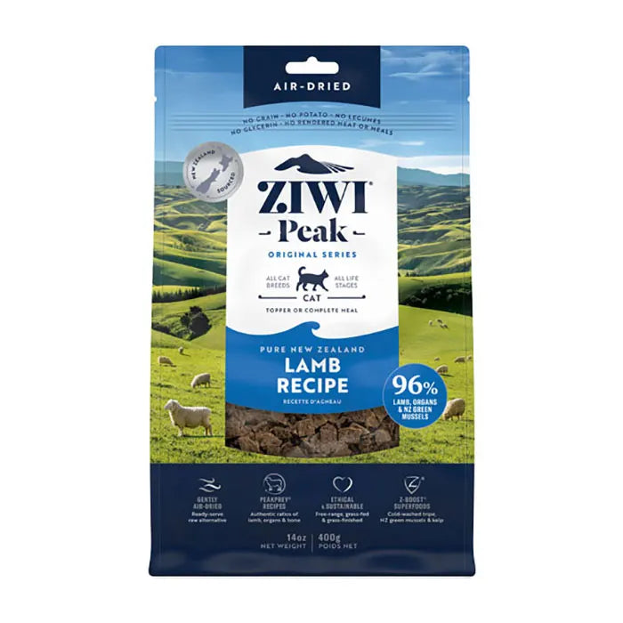 Ziwi Peak Air Dried Cat Food 400g Lamb