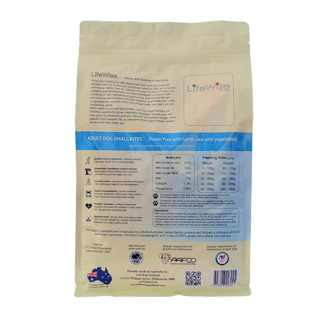 LifeWise. Ocean Fish with rice and veg (small bites) 2.5kg