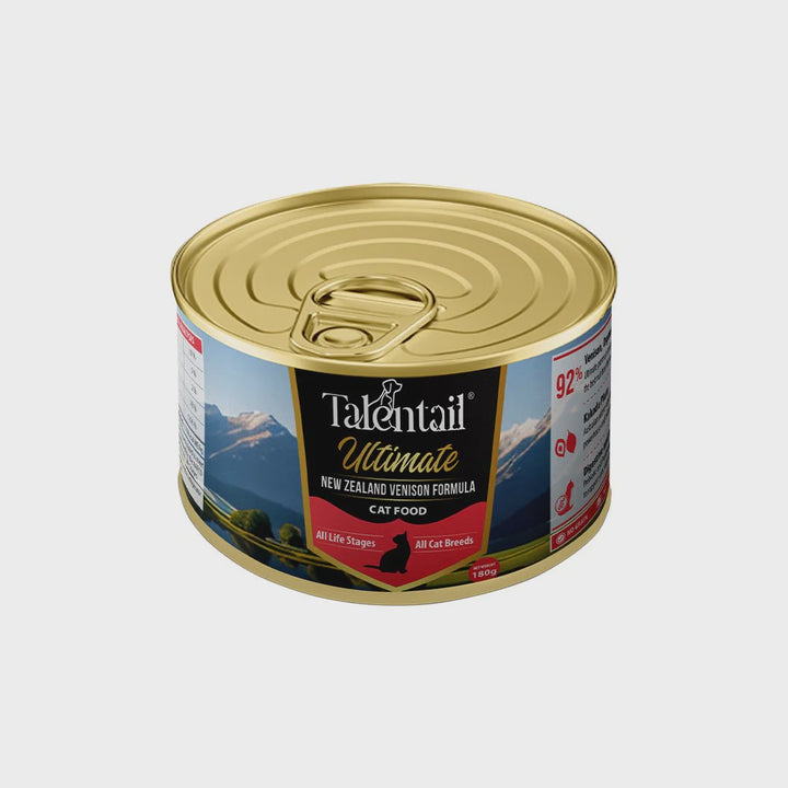 TALENTAIL Ultimate Canned Venison Cat Food. 180g