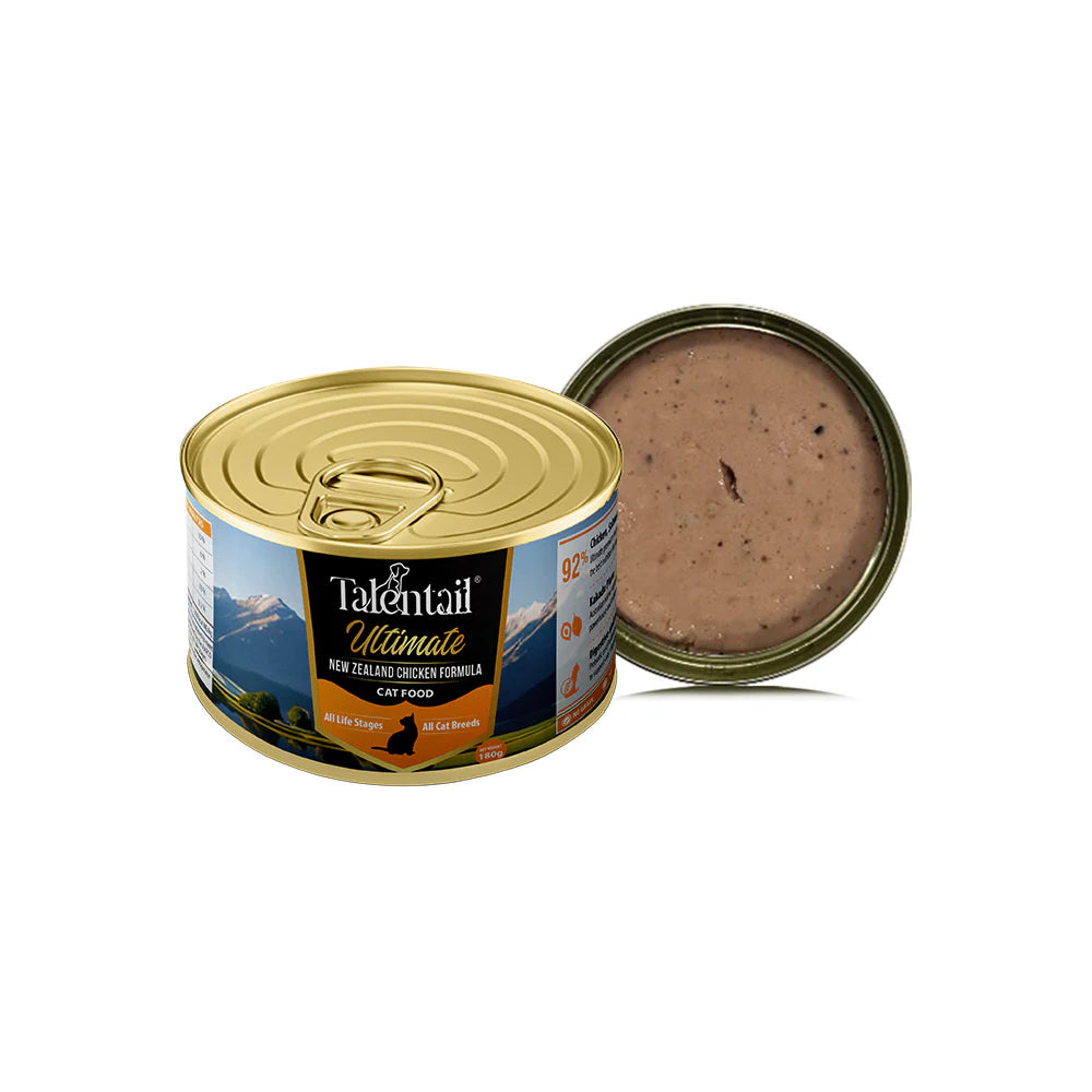 TALENTAIL Ultimate Canned Chicken Cat Food. 180g