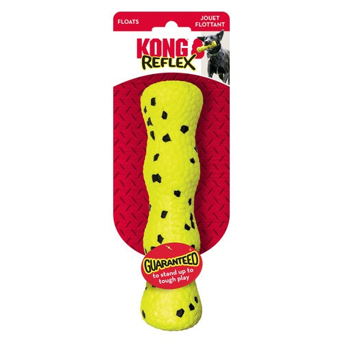 Kong Reflex Bite Defying Floating Dog Toy - Stick Medium