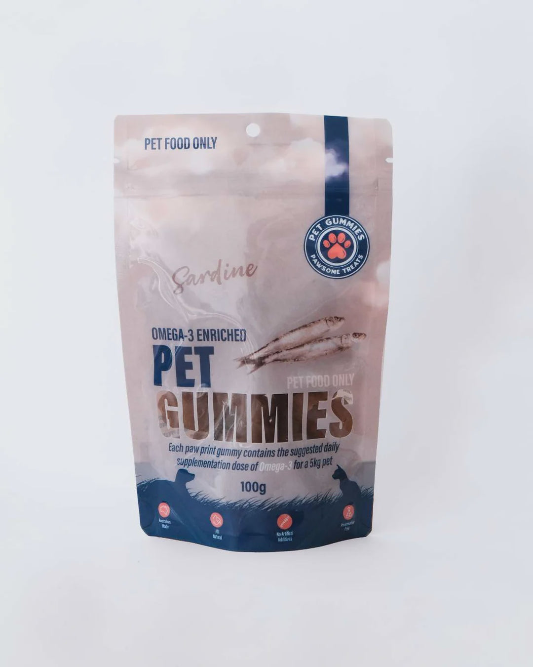 Port Lincoln. Pet Gummies 100g Pouch