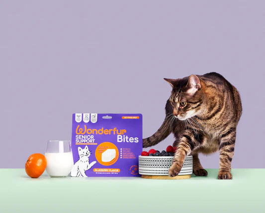 Wonderfur Bites. Senior Support for Cats. 50G