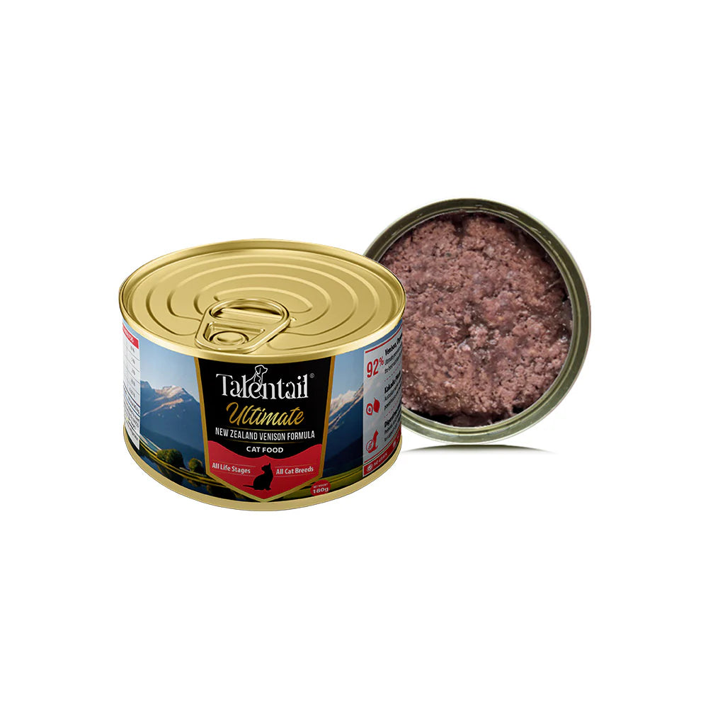 TALENTAIL Ultimate Canned Venison Cat Food. 180g