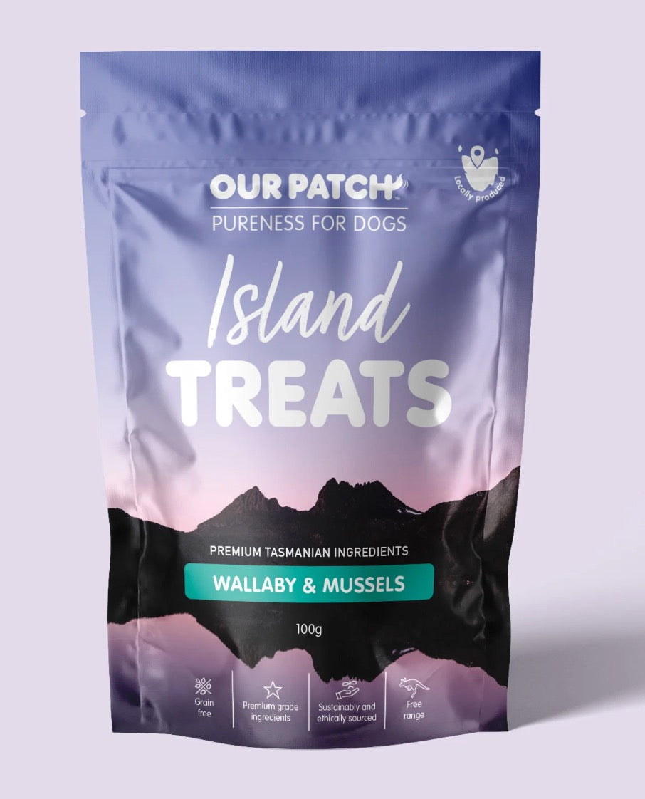Our Patch Island Treats Wallaby & Mussels 100g