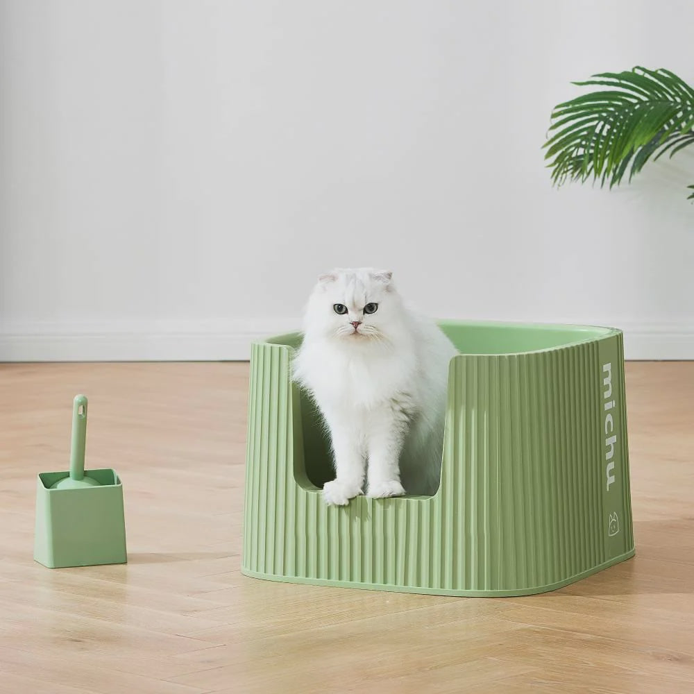 Michu XXL Container Cat Litter Box with Scoop,BoBa