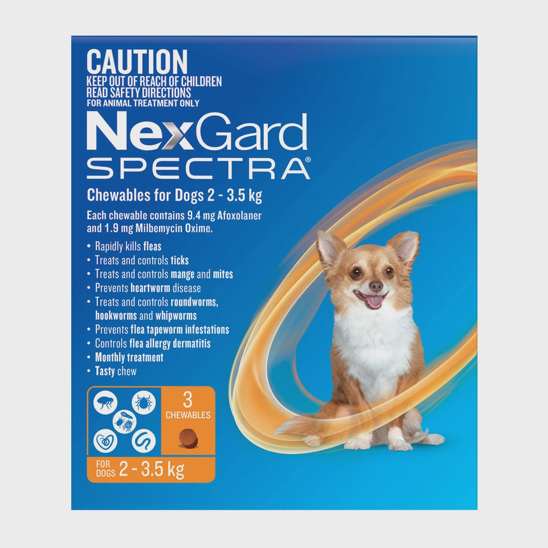 Nexgard Spectra 2-3.5KG - 3-Pack