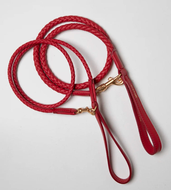 2.8.  Ferdinando Designer Braided Leather Dog Leash